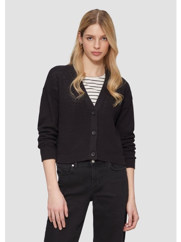 QS Strickjacke langarm in Schwarz