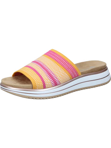 remonte Klassische Pantoletten in sunflower-fuchsia