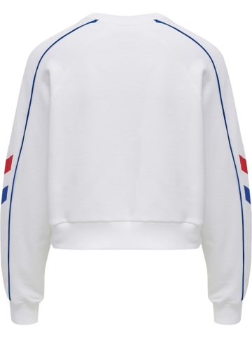 Hummel Pullover "Ic Durban Crop Sweatshirt" in Weiß