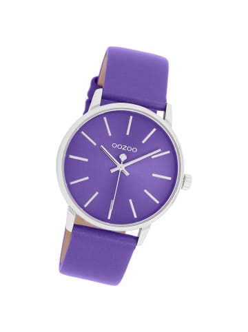 Oozoo Analog-Armbanduhr Timepieces lila mittel (ca. 36mm)