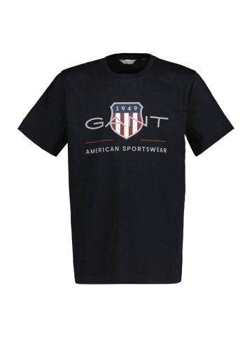 Gant T-Shirt 1er Pack in Schwarz