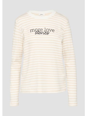 s.Oliver T-Shirt in 81G3_beige