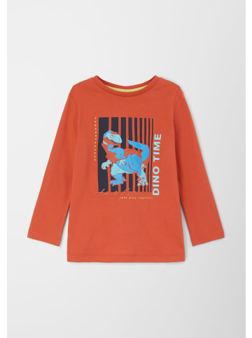 s.Oliver T-Shirt langarm in Orange