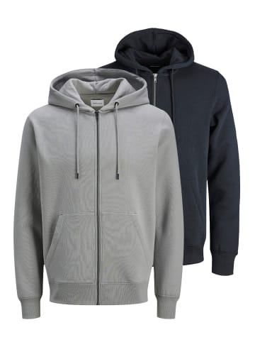 Jack & Jones Sweatjacke / Hoodie Star in Schwarz / grau