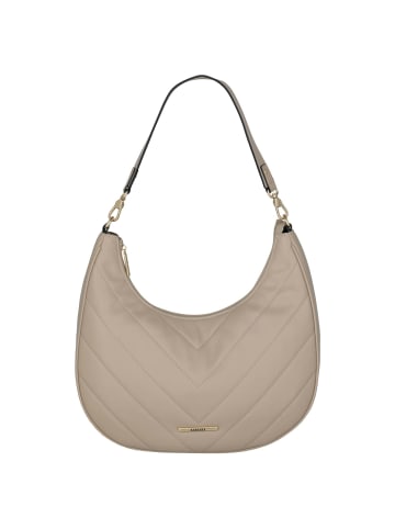 travelite BARBARA Cozy Hobo Bag - Schultertasche 35 cm (schwarz) in sand