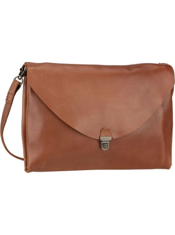 Harold's Bodybag Fold Handbag Clutch L FO3 in Cognac