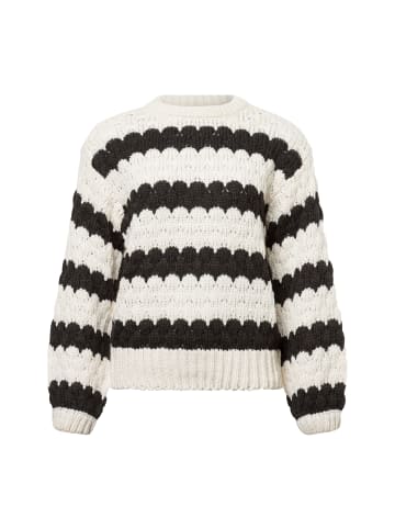 Y.A.S Pullover YASBubba in beige schwarz - 0001