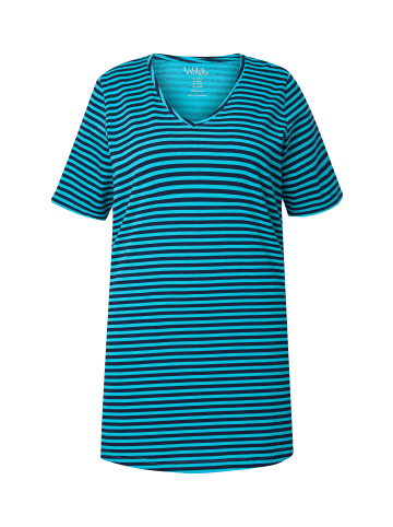 Ulla Popken Longshirt in tiefes aqua