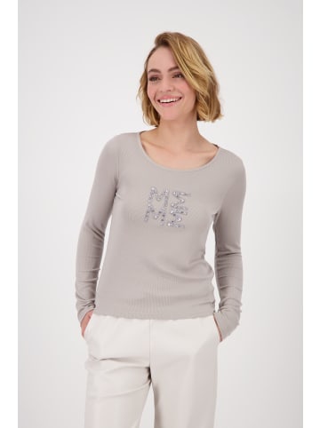 monari Langarmshirt aus Viskose in Greige