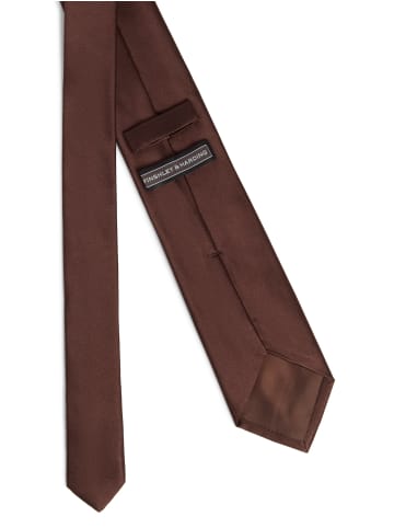 Finshley & Harding Krawatte in schoko - 0002