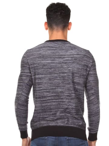 FIOCEO Pullover in schwarz/blau