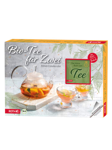 ROTH Bio-Tee für Zwei Adventskalender mit Buch in Bunt