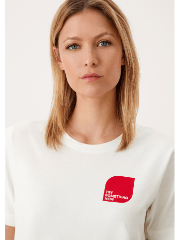 s.Oliver T-Shirt kurzarm in Creme