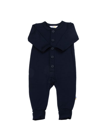 Joha Schlafstrampler aus Merinowolle in navy