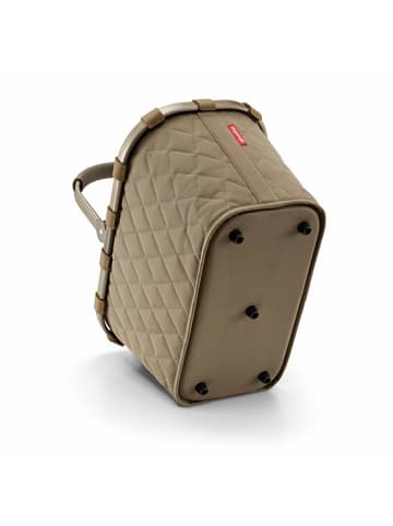 Reisenthel Carrybag - Einkaufskorb (cord dark matcha) in frame rhombus olive
