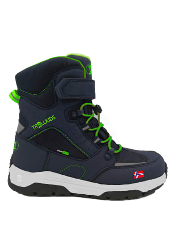 Trollkids Winter Schuhe "Lofoten XT" in Marineblau / Vipergrün