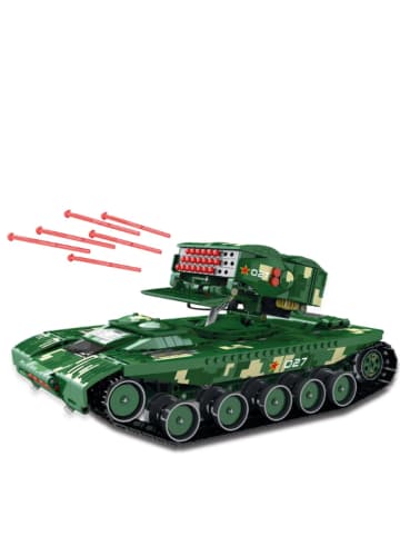 COFI 1453 Reobrix 55027 RC Kettenfahrzeug 1488 Teile 33,5 cm ab 14 in Grün