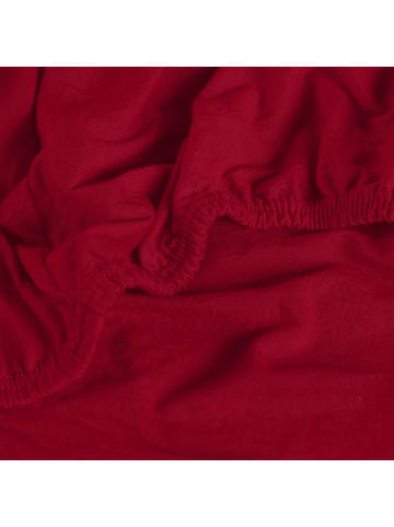 REDBEST Single-Jersey Spannbettlaken Pittsburgh in bordeaux