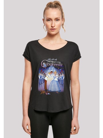 F4NT4STIC T-Shirt Disney Cinderella Aschenputtel Collage Poster in schwarz