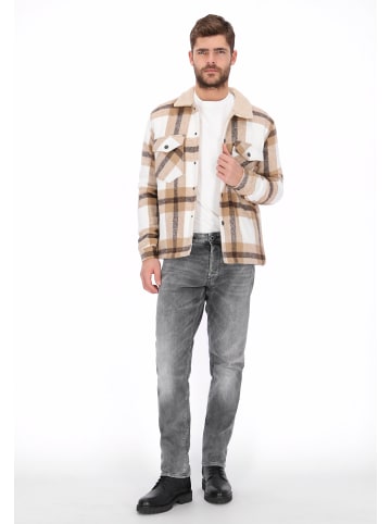 DreiMaster Men Jacket in beige multicolor