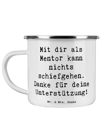 Mr. & Mrs. Panda Kaffeebecher Spruch Beste Mentor mit Spruch in Weiß