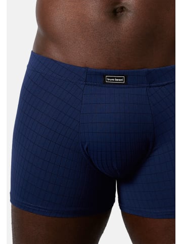 Bruno Banani Retro Short / Pant Check Line 2.0 in Marine Karo