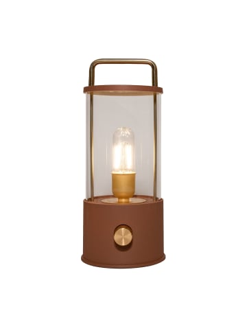 Coen Bakker LED Laterne Lampe dimmbar Warmweiß IP44 Innen & Außen 25x11cm in Terra