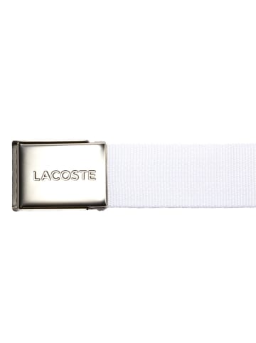 Lacoste Gürtel in weiß