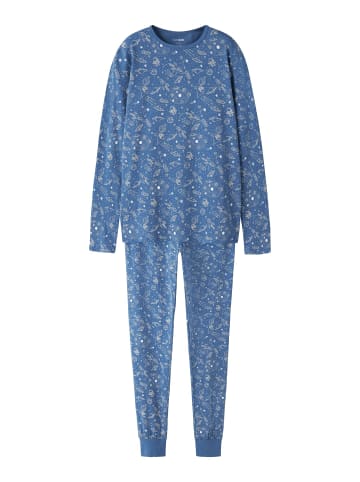TWO SOON Pyjama Set in Federal Blue