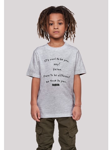 F4NT4STIC T-Shirt Fido Dido Its Cool To Be You in grau meliert