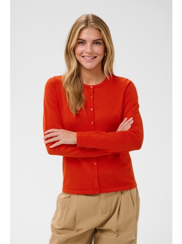 SAINT TROPEZ Strickjacke A8661, Classic fit in Valiant Poppy
