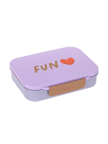 Lässig Lässig Brotdose Kinder - Bento Lunchbox Little Gang Heart, lilac