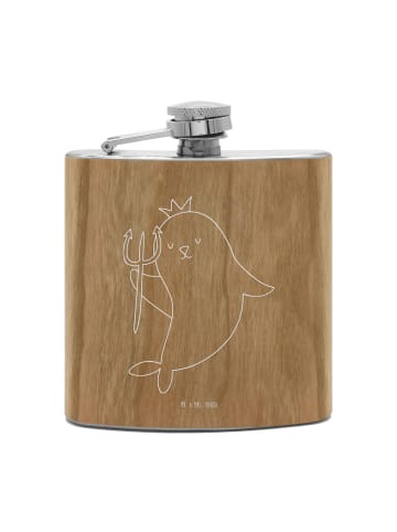 Mr. & Mrs. Panda feldflasche Sternzeichen Wassermann ohne Spruch in Braun