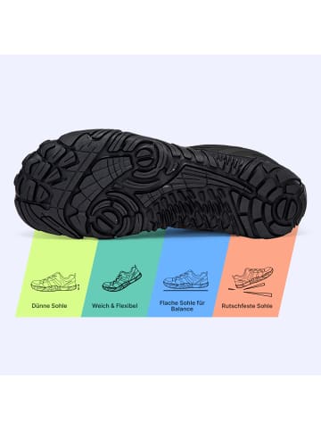 DOTALES Stride Barfußschuhe in  Schwarz 38