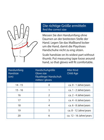 Playshoes Finger-Handschuh Fleece in Marine
