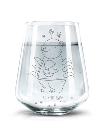 Mr. & Mrs. Panda Trinkglas Krebs Astrologie ohne Spruch in Transparent
