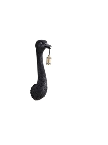 Light & Living Wandlampe Ostrich - Schwarz - 18x15.5x57.5cm