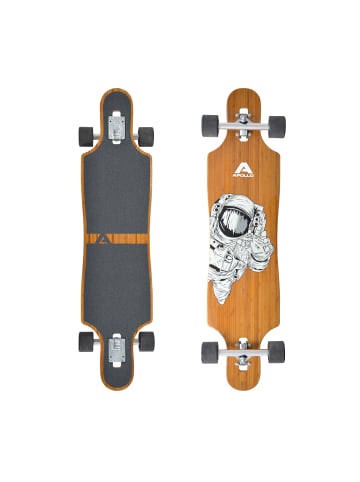 Apollo Twin Tip DT Fiberglas Longboard " Apollo 13 " in holz