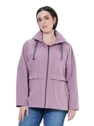Ulla Popken Funktionsjacke in flieder-mauve
