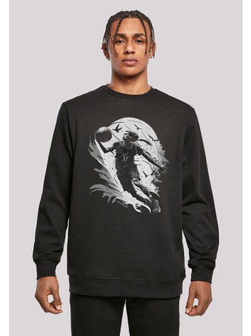 F4NT4STIC Sweatshirt Basketball Spieler in schwarz