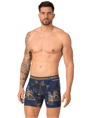 Muchachomalo 2er-Set: Boxershorts in Multicolor/Blue