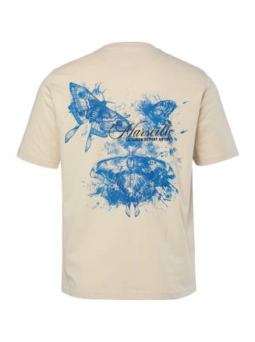 Men Plus Kurzarm T-Shirt in dunkles kitt