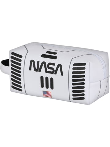 Nasa Kulturbeutel Logoprint in weiss