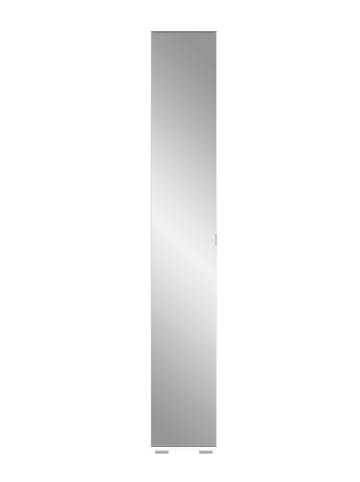xonox.home Spiegelschrank  (B/H/T: 30x191x37 cm) in weiß und Spiegelfront