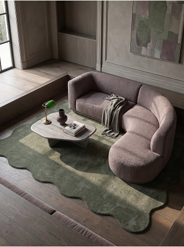 KADIMA DESIGN Teppich Hochflor Uni rutschhemmend weich wohnlich Wohnzimmer