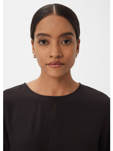 comma CI Bluse langarm in Schwarz
