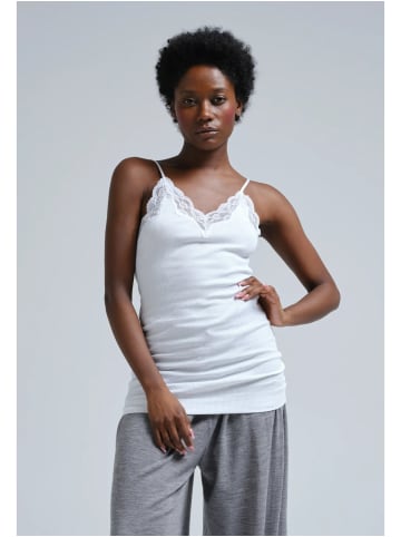 Seamless Basic Top Fab in White