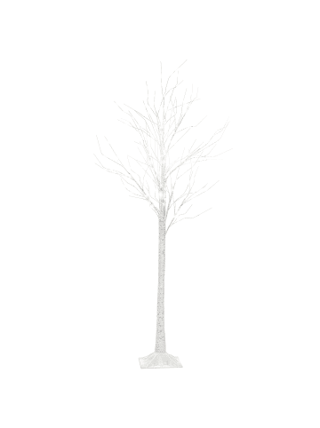 Beliani LED Deko LAPPI in Weiß - (W) 40 x (H) 190 x (L) 40 cm