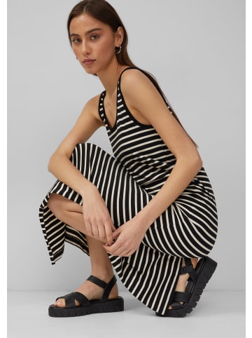 QS Kleid lang in Schwarz-beige