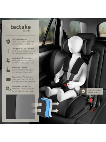 tectake Autositz Sophie mit 5-Punkt-Gurt, i-Size Zulassung
